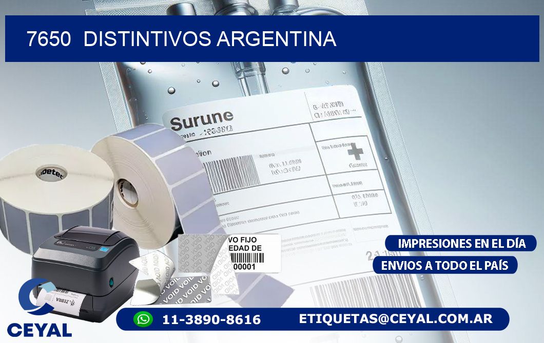 7650  Distintivos Argentina