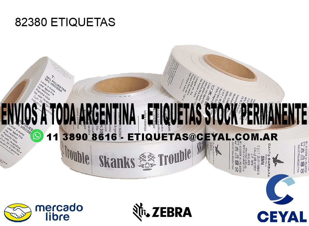 82380 ETIQUETAS