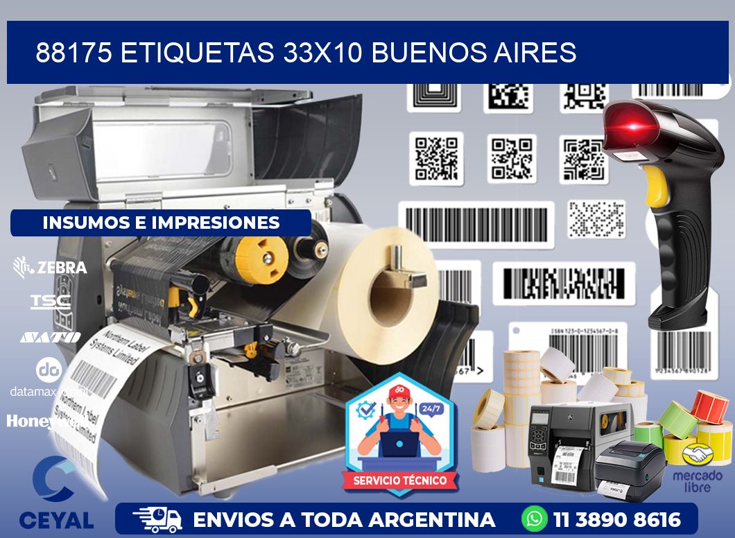 88175 ETIQUETAS 33x10 buenos aires
