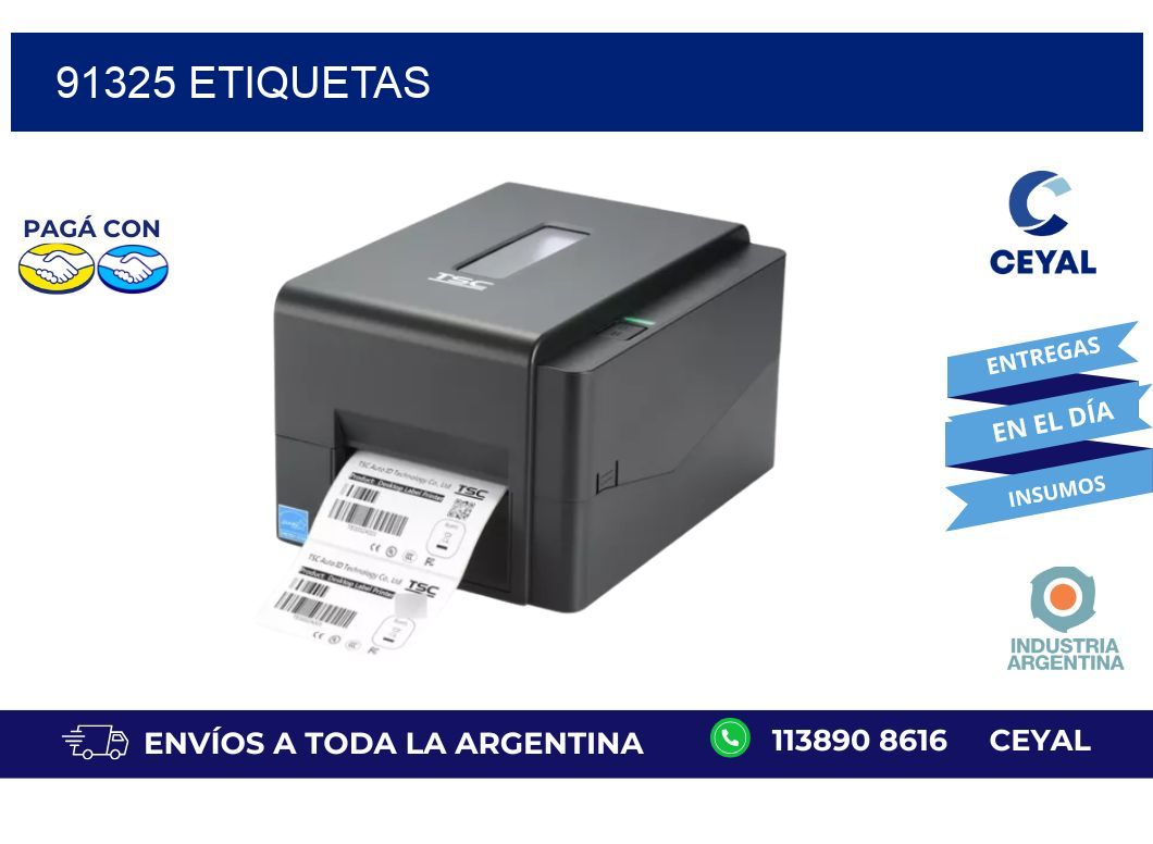 91325 ETIQUETAS