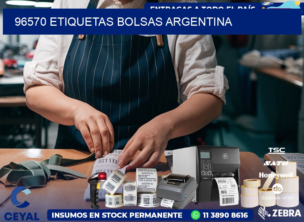 96570 ETIQUETAS BOLSAS ARGENTINA
