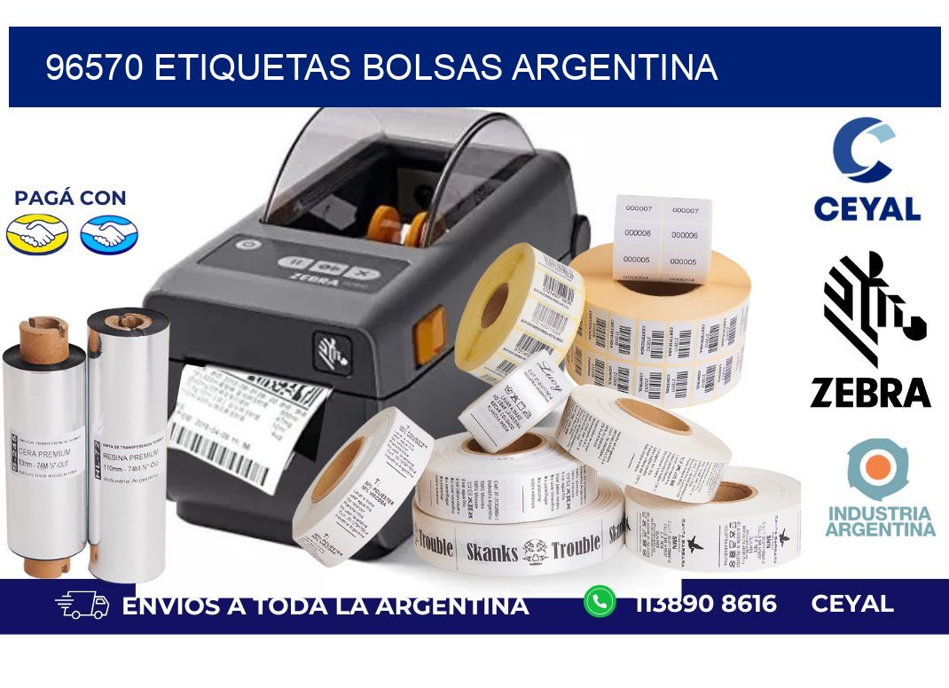 96570 ETIQUETAS BOLSAS ARGENTINA
