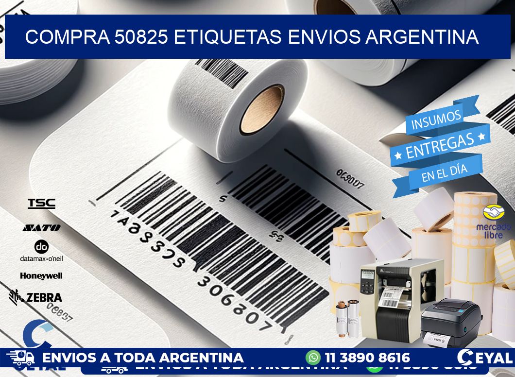 COMPRA 50825 ETIQUETAS ENVIOS ARGENTINA