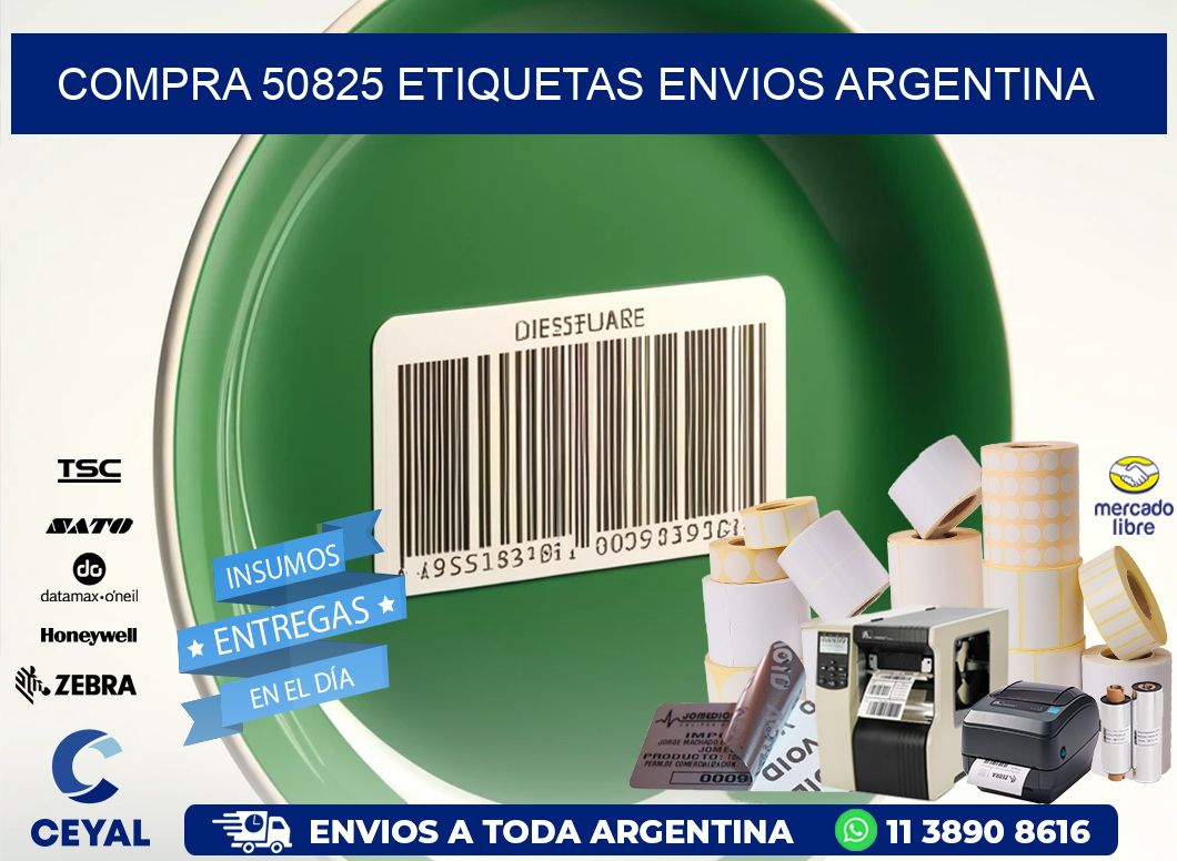 COMPRA 50825 ETIQUETAS ENVIOS ARGENTINA