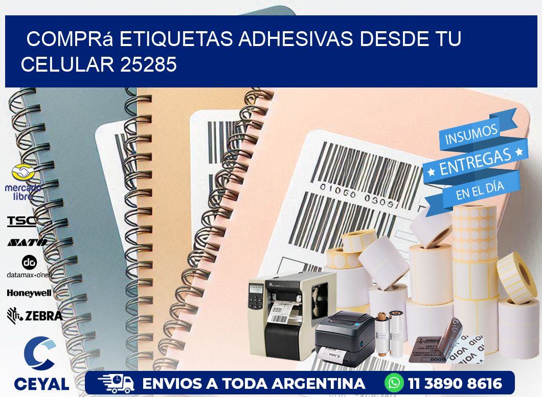 Comprá Etiquetas Adhesivas Desde tu Celular 25285