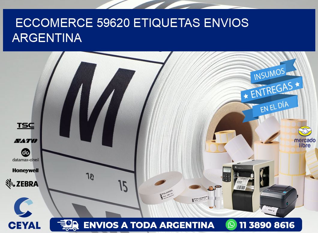 ECCOMERCE 59620 ETIQUETAS ENVIOS ARGENTINA