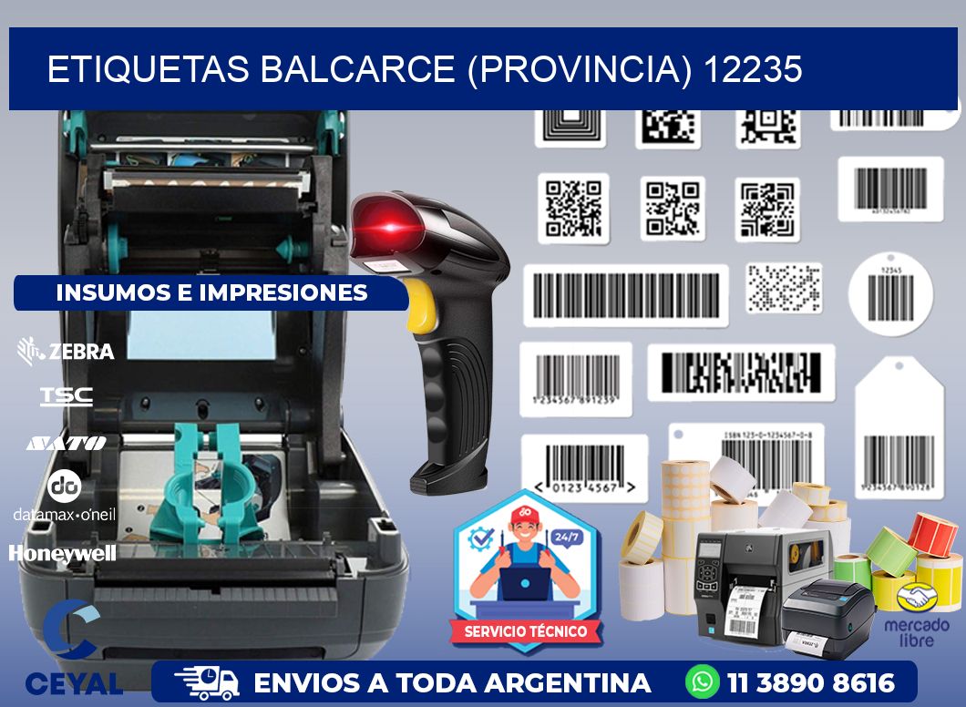 ETIQUETAS BALCARCE (PROVINCIA) 12235