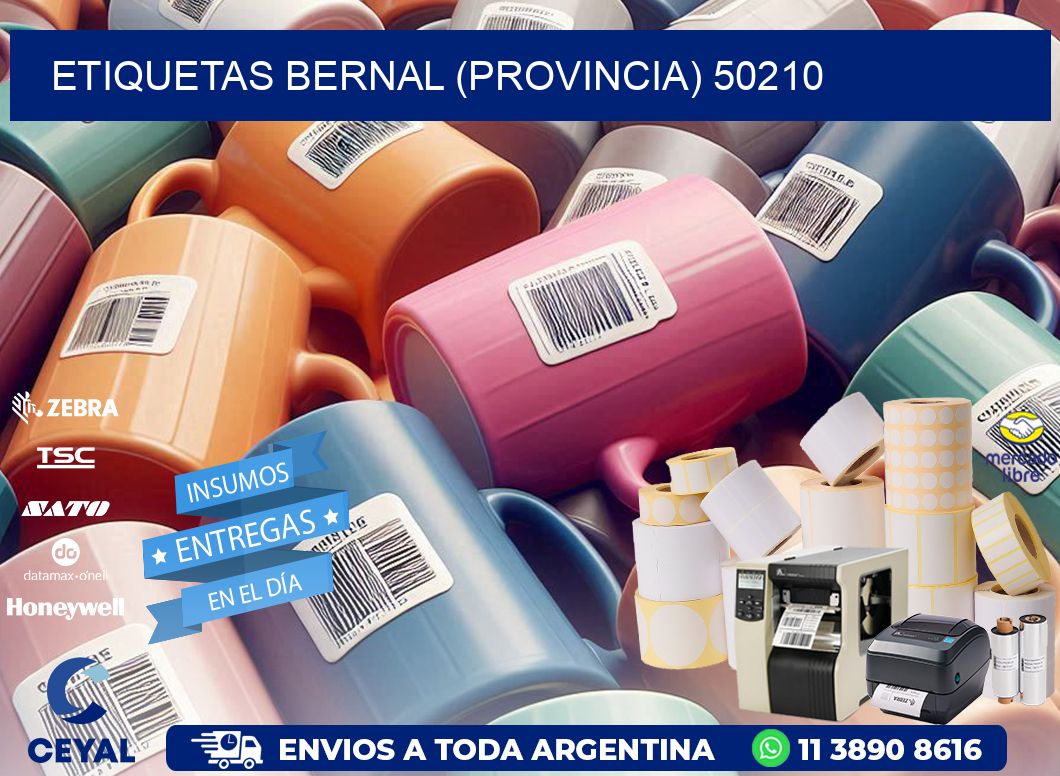 ETIQUETAS BERNAL (PROVINCIA) 50210