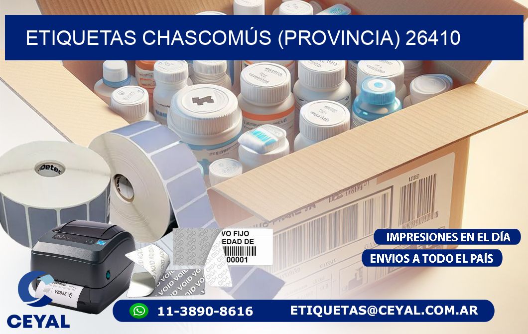 ETIQUETAS CHASCOMÚS (PROVINCIA) 26410