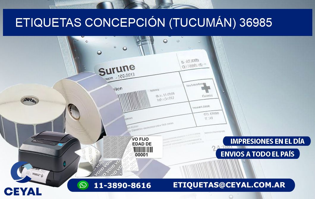 ETIQUETAS CONCEPCIÓN (TUCUMÁN) 36985
