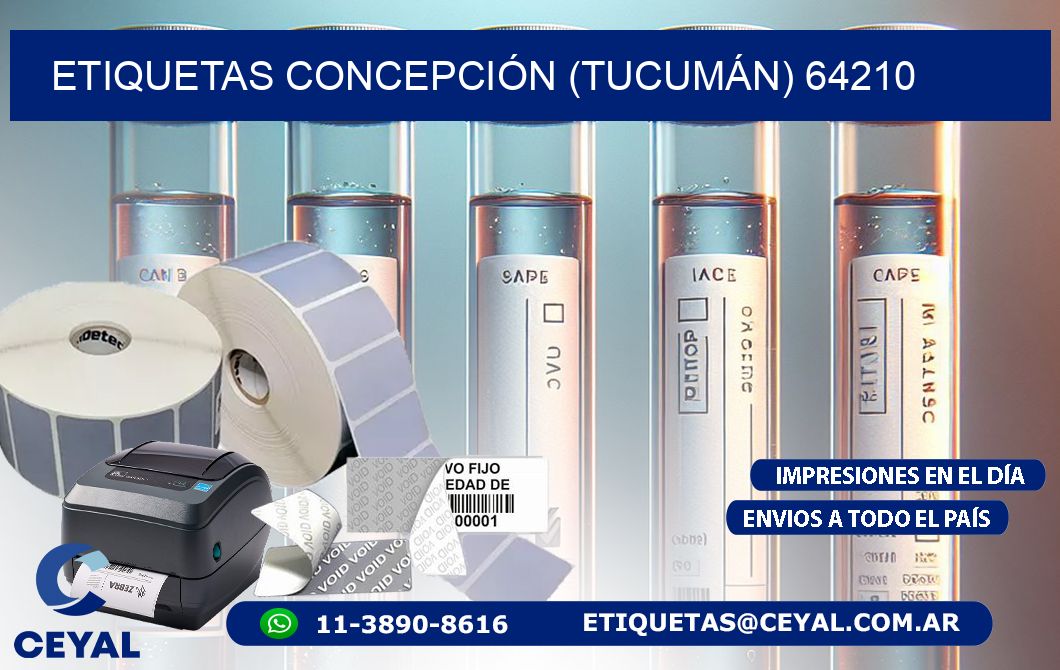 ETIQUETAS CONCEPCIÓN (TUCUMÁN) 64210