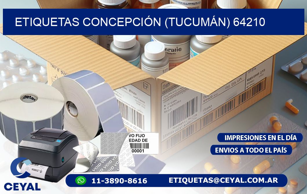 ETIQUETAS CONCEPCIÓN (TUCUMÁN) 64210