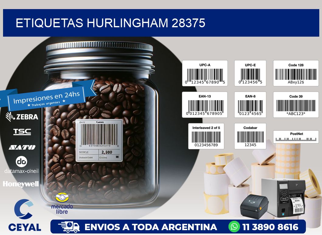 ETIQUETAS HURLINGHAM 28375