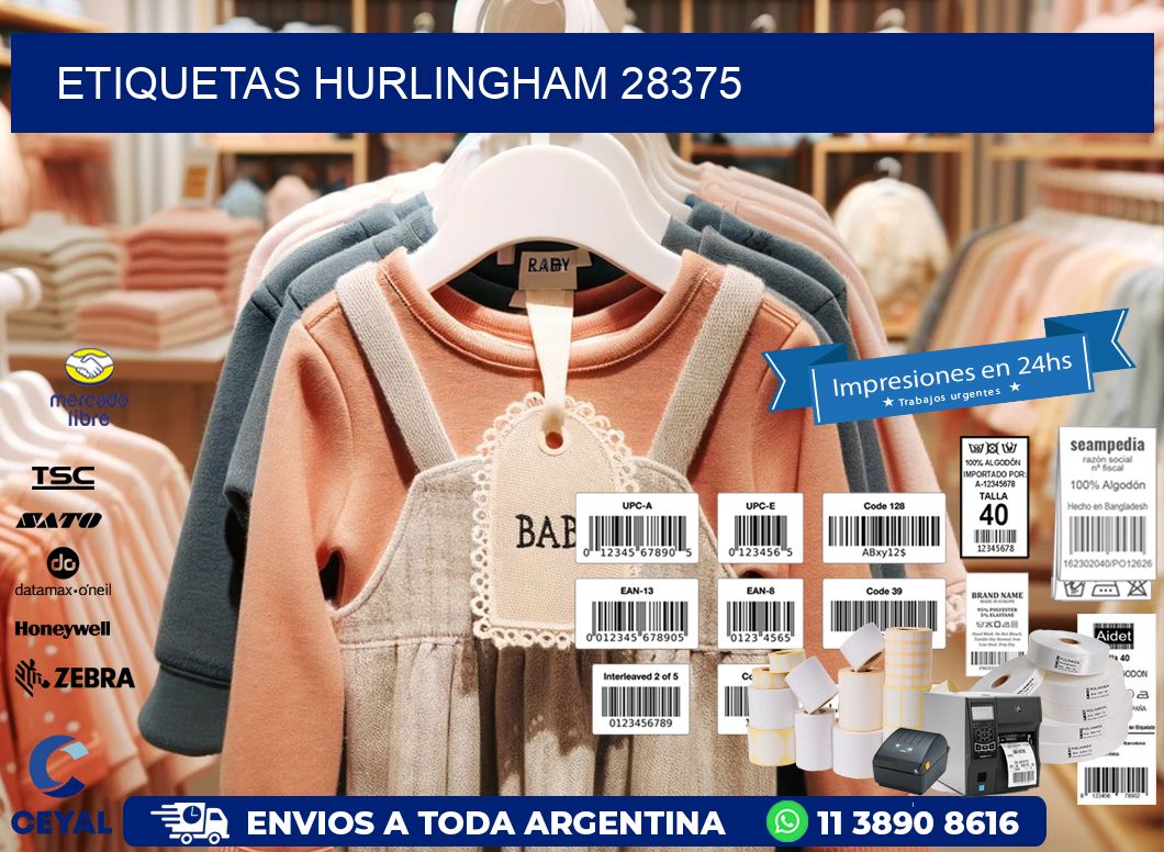 ETIQUETAS HURLINGHAM 28375