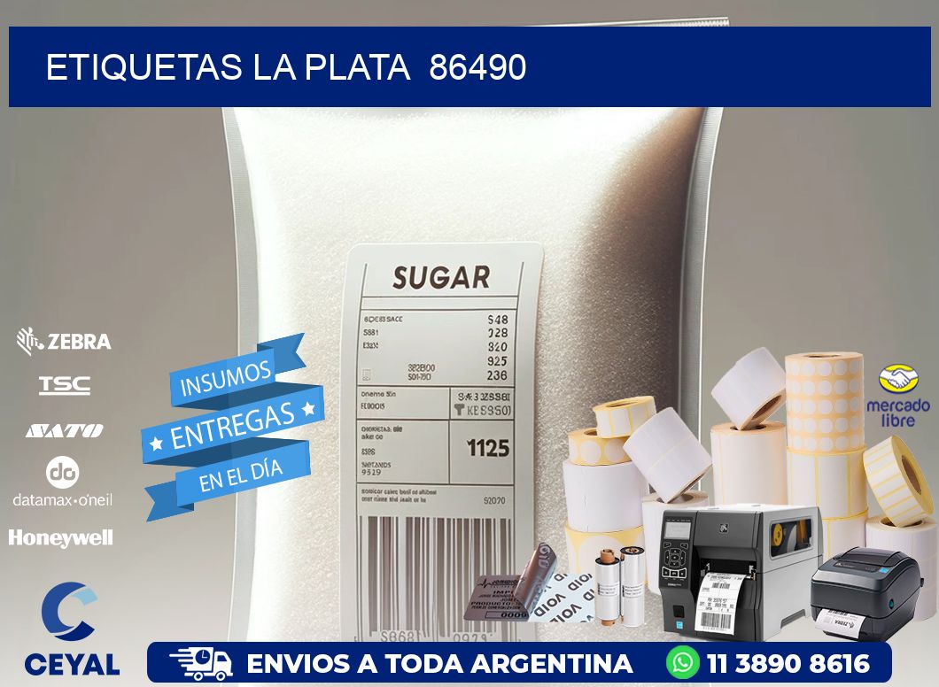 ETIQUETAS LA PLATA  86490