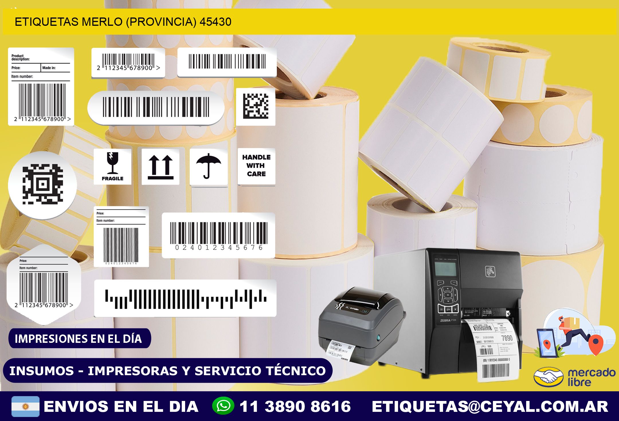 ETIQUETAS MERLO (PROVINCIA) 45430