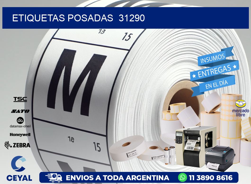 ETIQUETAS POSADAS  31290