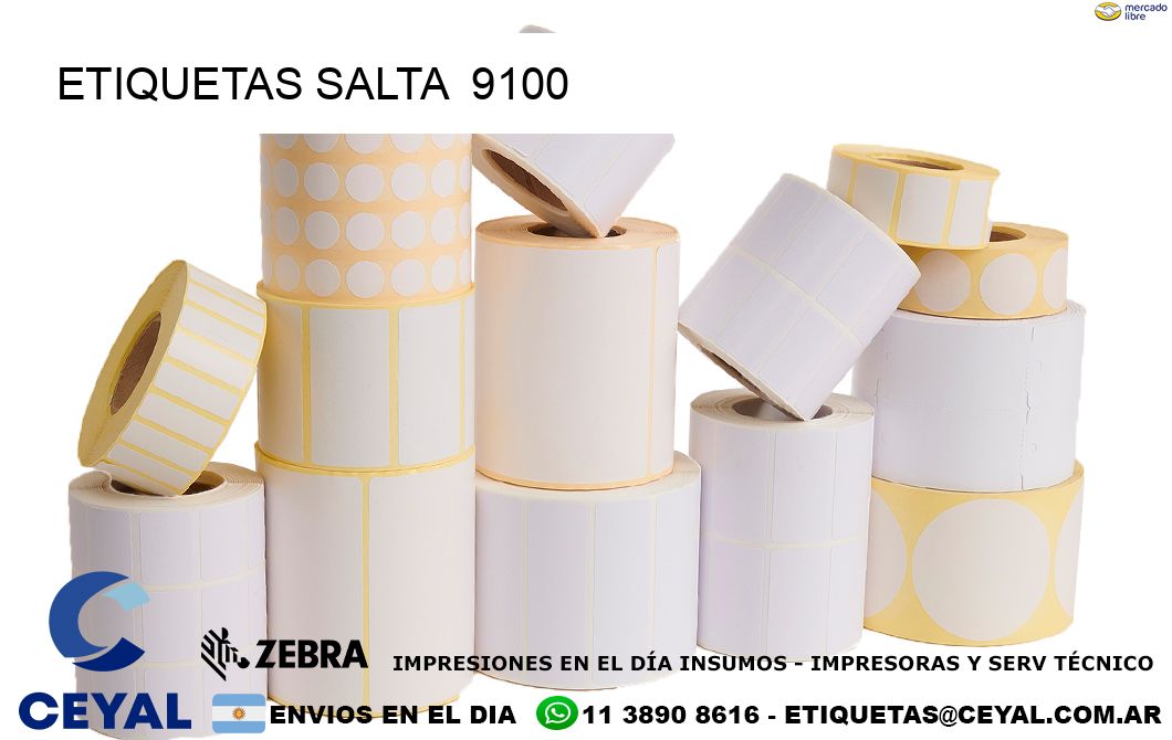 ETIQUETAS SALTA  9100