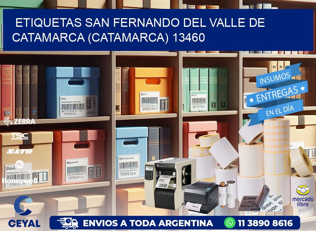 ETIQUETAS SAN FERNANDO DEL VALLE DE CATAMARCA (CATAMARCA) 13460