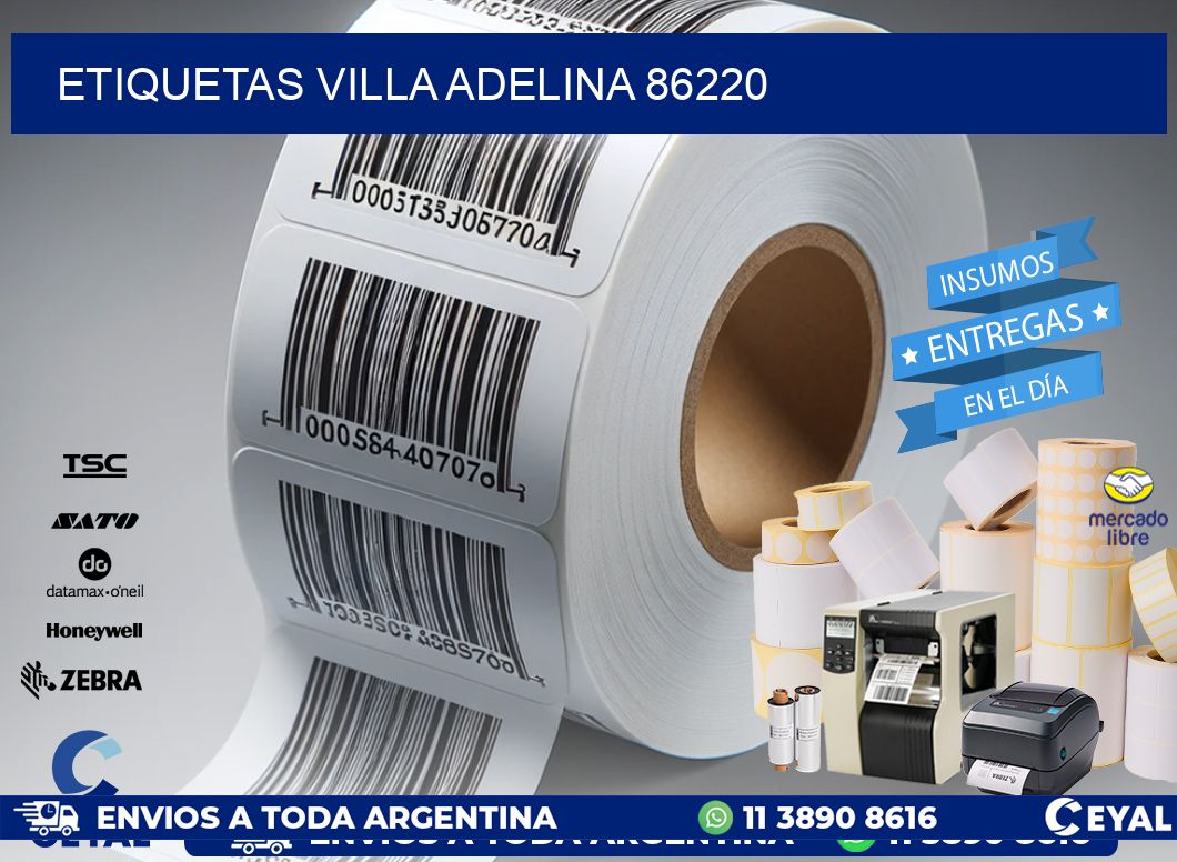 ETIQUETAS VILLA ADELINA 86220