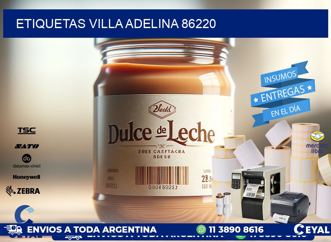 ETIQUETAS VILLA ADELINA 86220