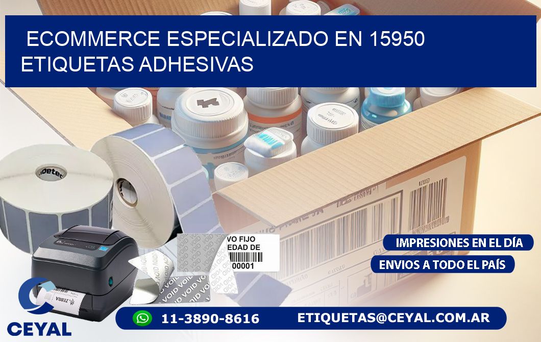 Ecommerce Especializado en 15950 Etiquetas Adhesivas