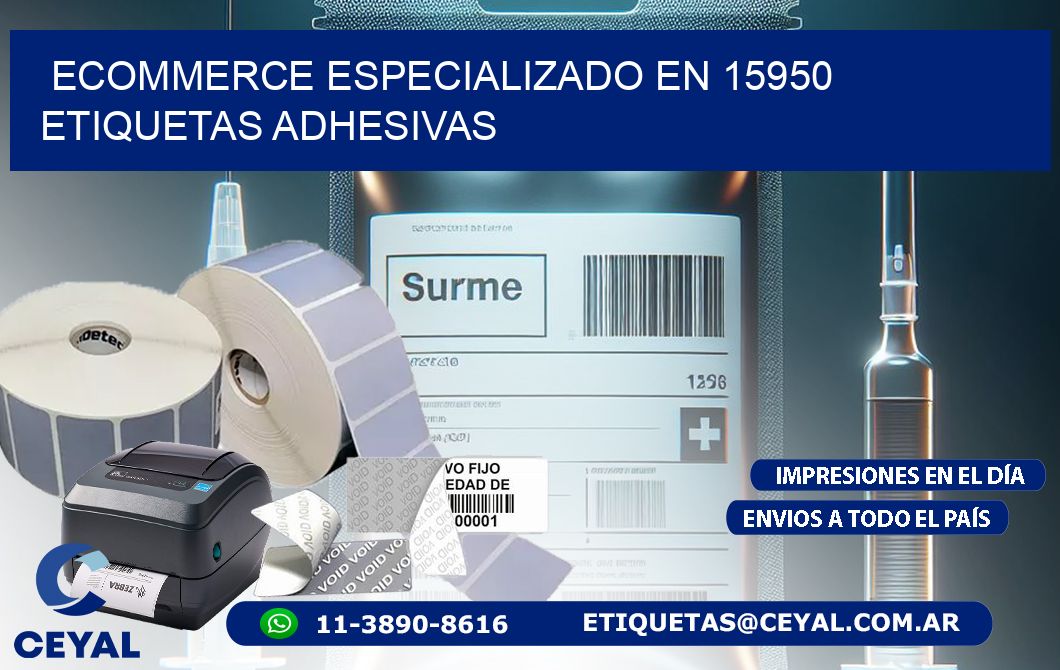 Ecommerce Especializado en 15950 Etiquetas Adhesivas