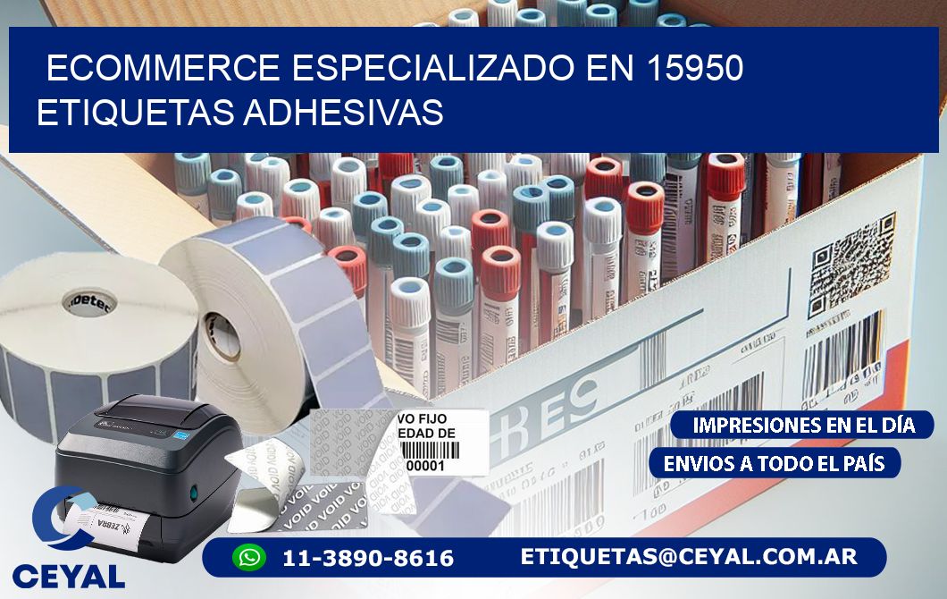 Ecommerce Especializado en 15950 Etiquetas Adhesivas