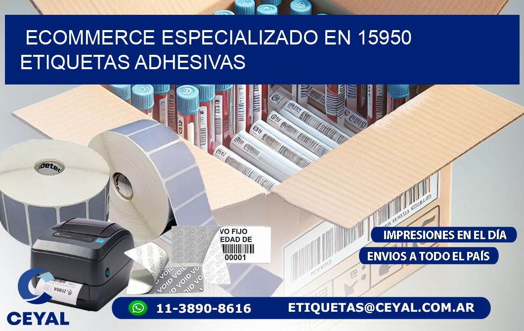 Ecommerce Especializado en 15950 Etiquetas Adhesivas