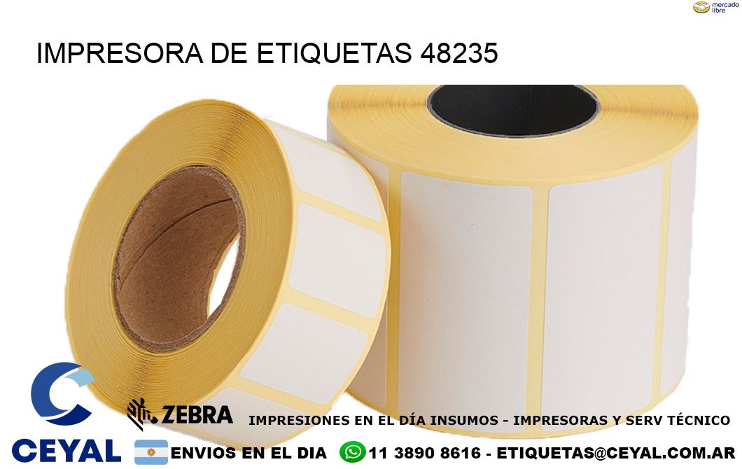 IMPRESORA DE ETIQUETAS 48235