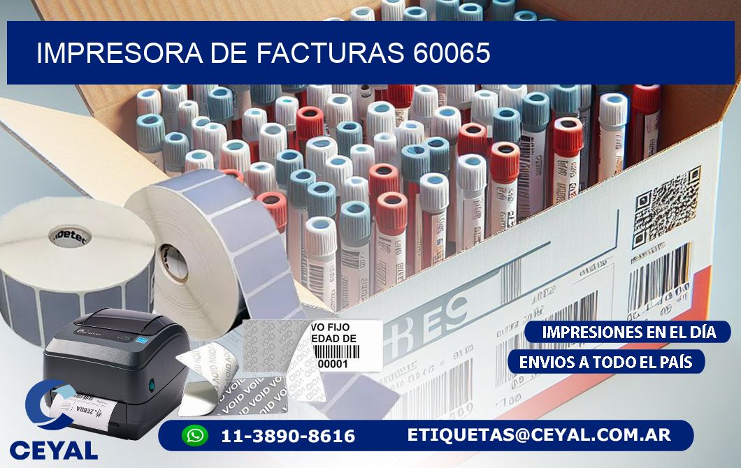 IMPRESORA DE FACTURAS 60065