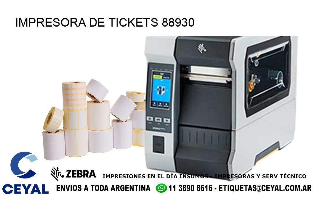 IMPRESORA DE TICKETS 88930
