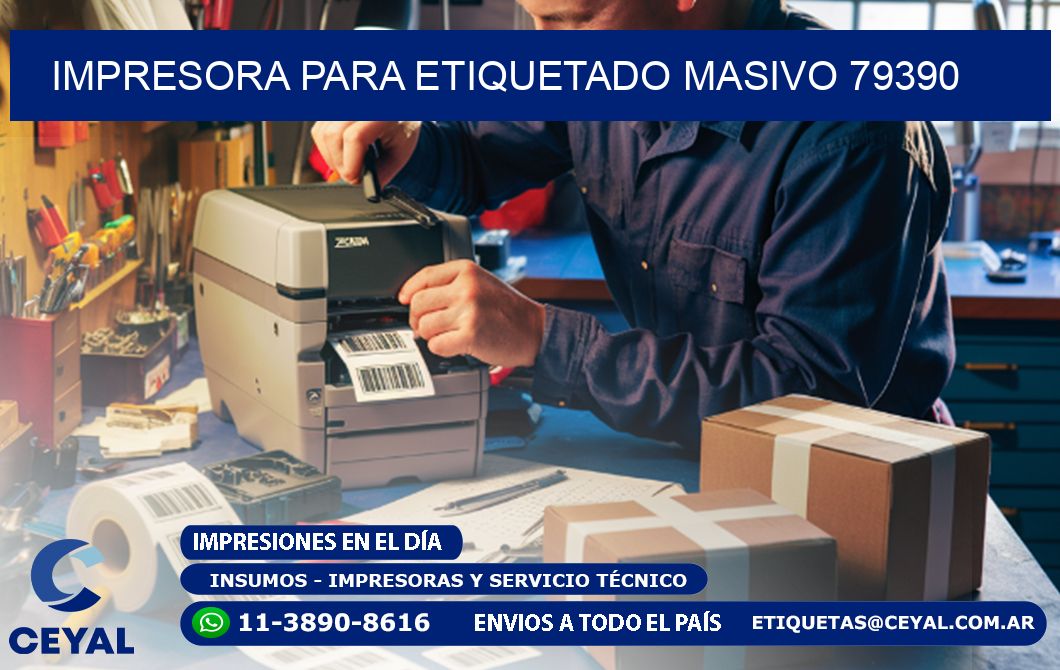 IMPRESORA PARA ETIQUETADO MASIVO 79390