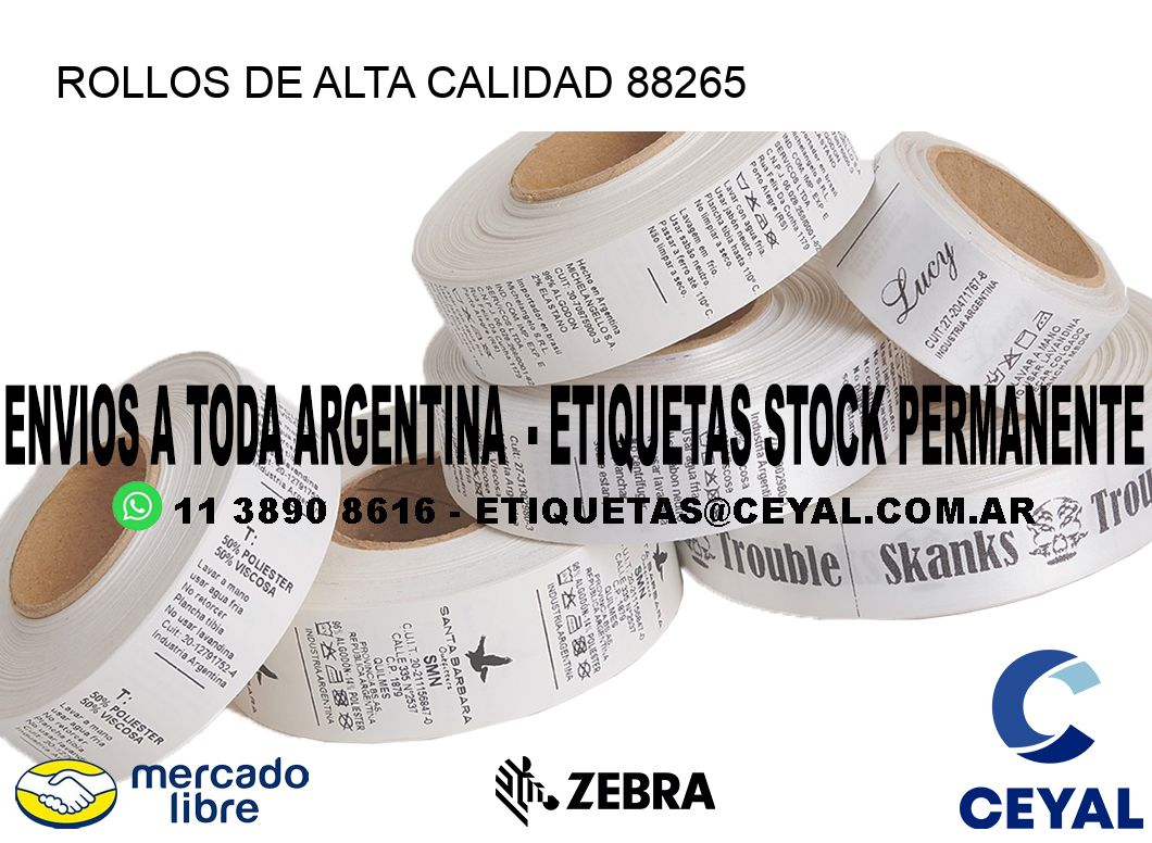 ROLLOS DE ALTA CALIDAD 88265
