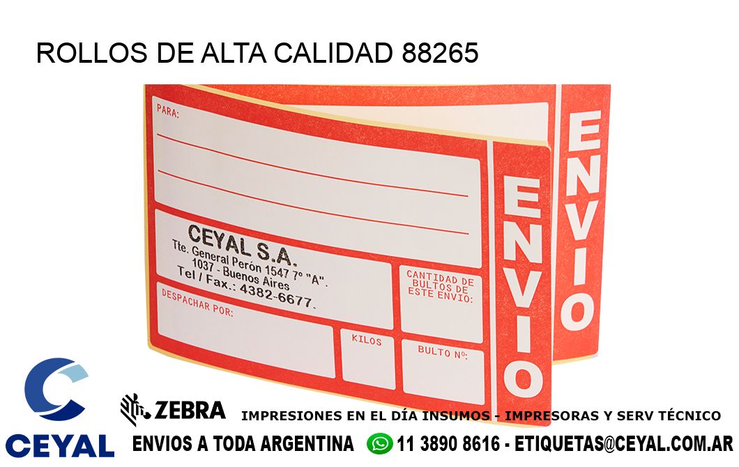 ROLLOS DE ALTA CALIDAD 88265