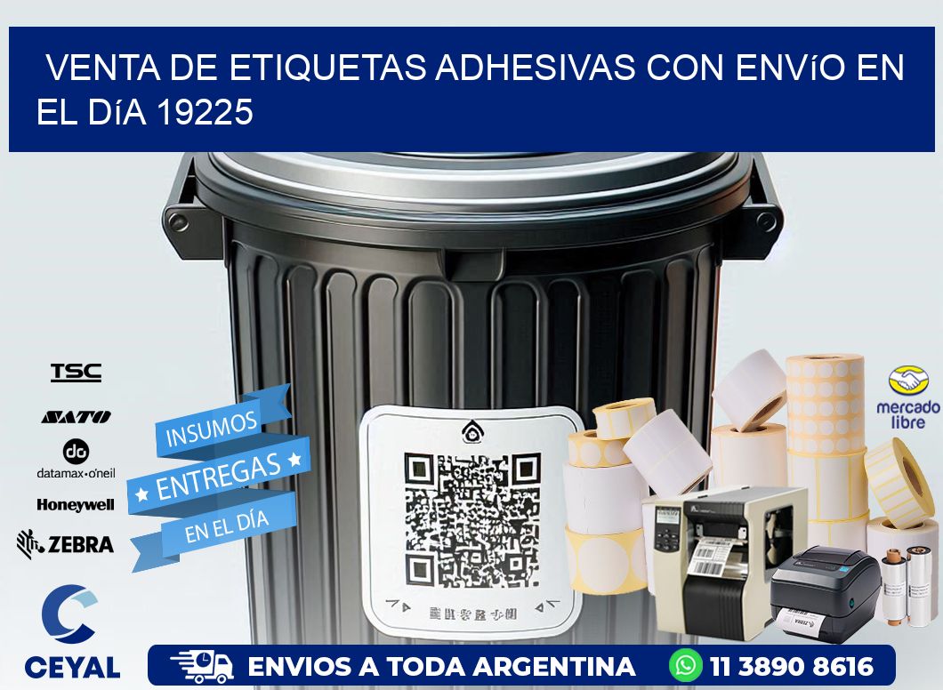 Venta de Etiquetas Adhesivas con Envío en el Día 19225