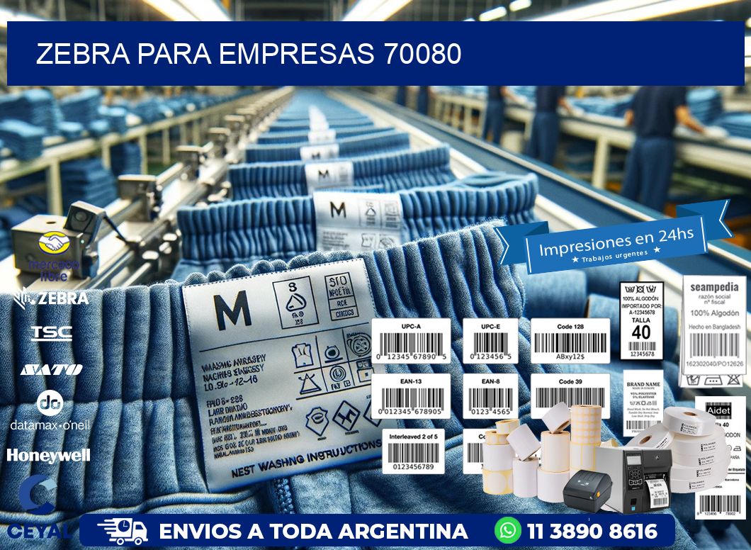 ZEBRA PARA EMPRESAS 70080