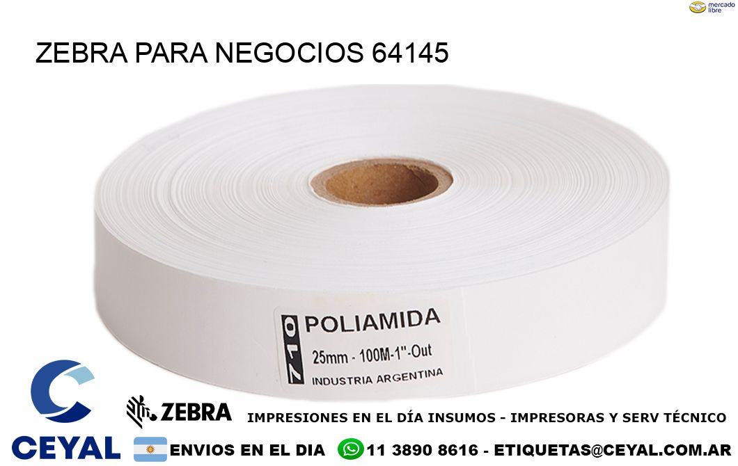 ZEBRA PARA NEGOCIOS 64145