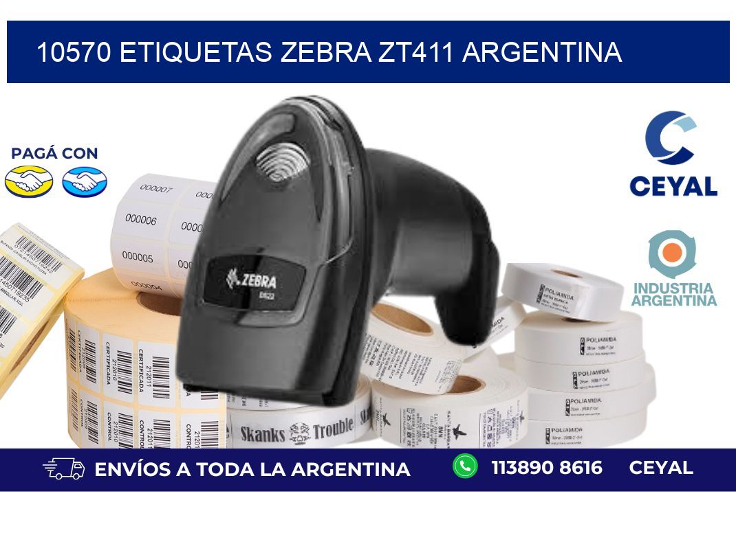 10570 etiquetas zebra zt411 argentina