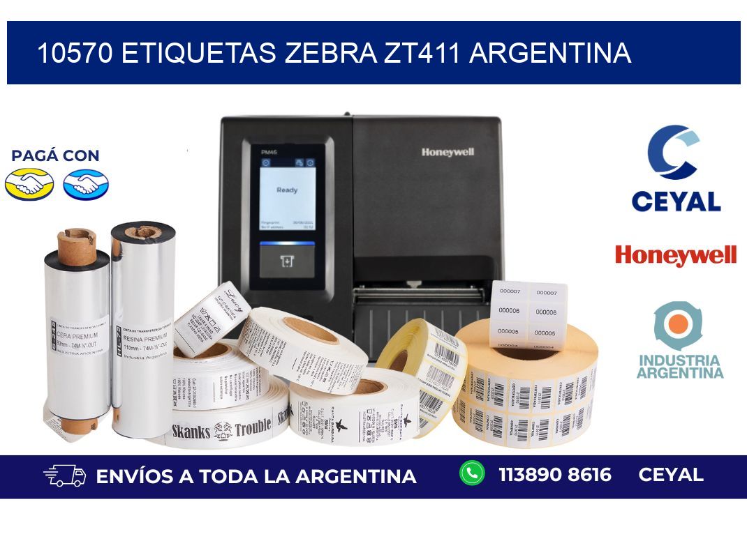 10570 etiquetas zebra zt411 argentina