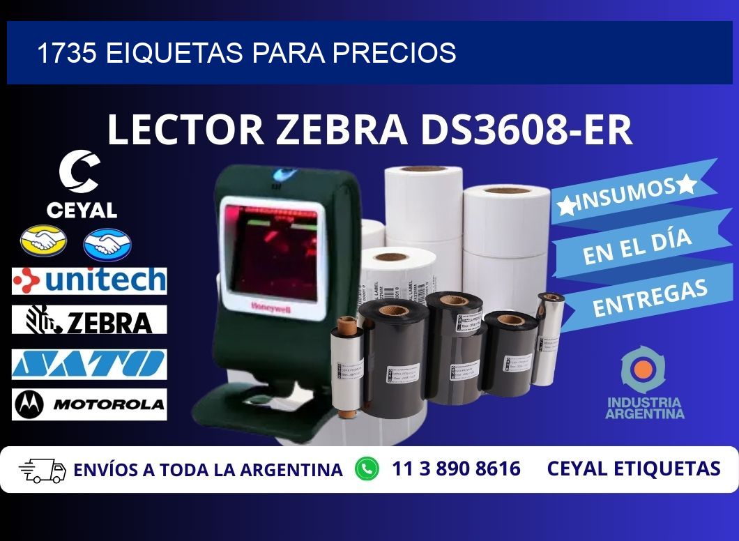 1735 EIQUETAS PARA PRECIOS