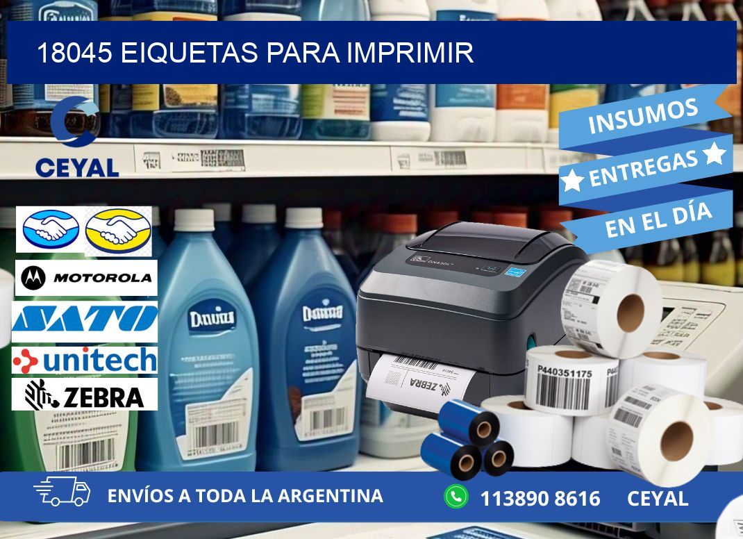 18045 EIQUETAS PARA IMPRIMIR