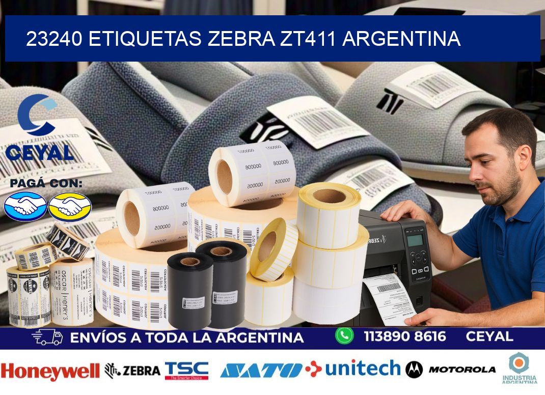 23240 etiquetas zebra zt411 argentina