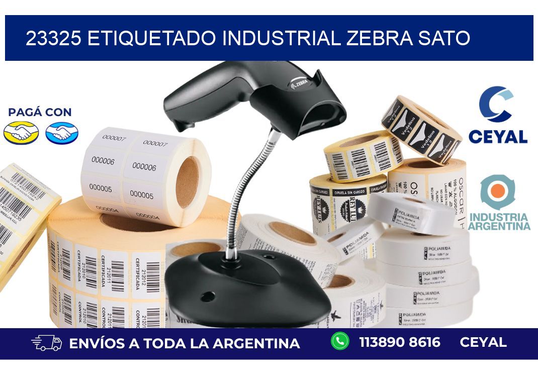 23325 ETIQUETADO INDUSTRIAL ZEBRA SATO