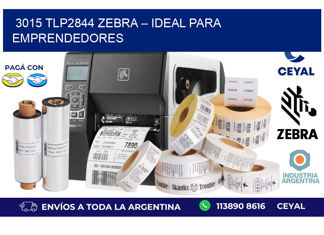 3015 TLP2844 Zebra – Ideal Para Emprendedores
