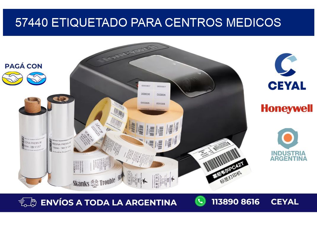 57440 ETIQUETADO PARA CENTROS MEDICOS