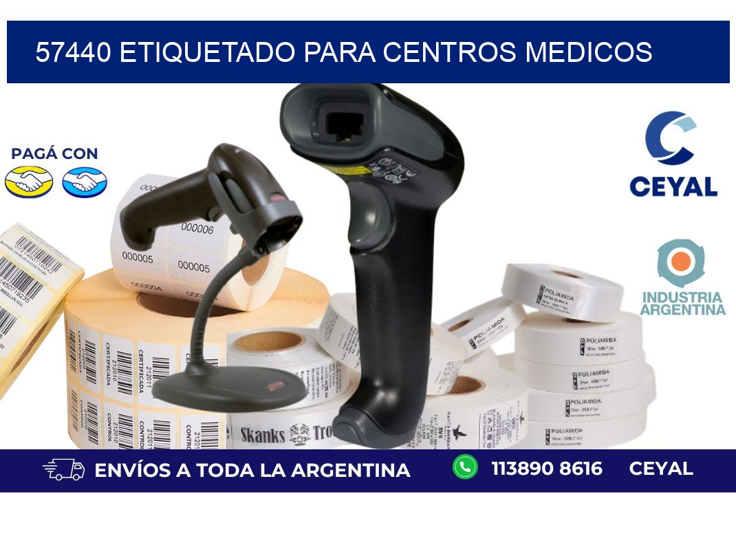 57440 ETIQUETADO PARA CENTROS MEDICOS