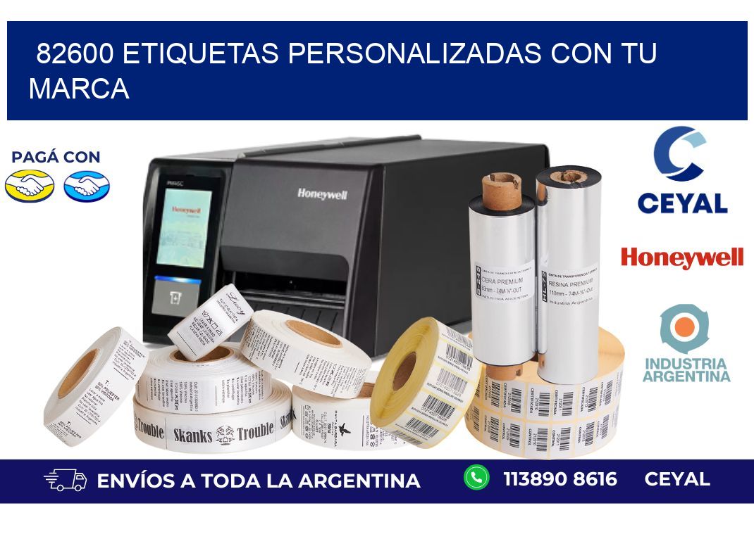 82600 ETIQUETAS PERSONALIZADAS CON TU MARCA