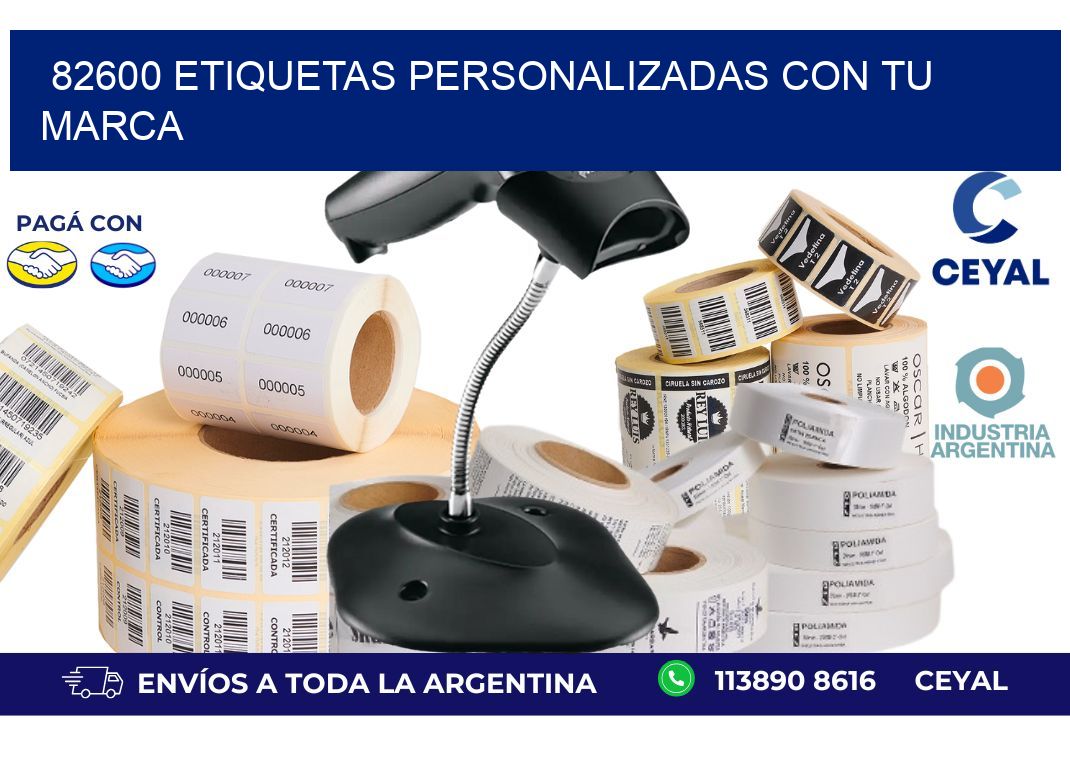 82600 ETIQUETAS PERSONALIZADAS CON TU MARCA