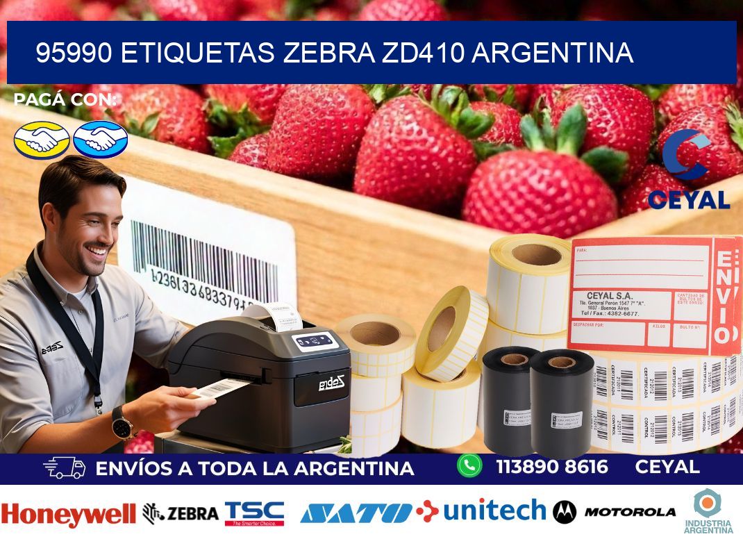95990 etiquetas zebra zd410 argentina